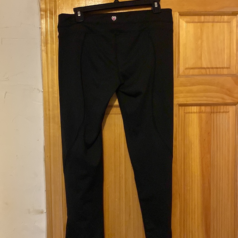 Canta Bella Sexy Black Stretch See Through Leg Details Yoga/Gym Pants NeverUsed
